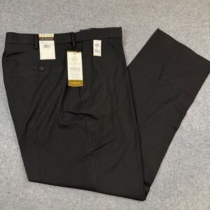 J.M. Haggar Premium Stretch Suit Separate Pants Black 44W x 34L HY90182 NWT